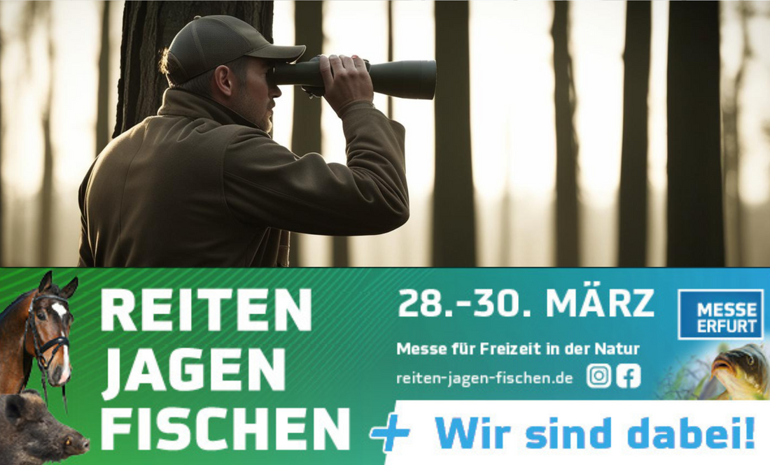Besuche uns auf der Reiten-Jagen-Fischen in Erfurt