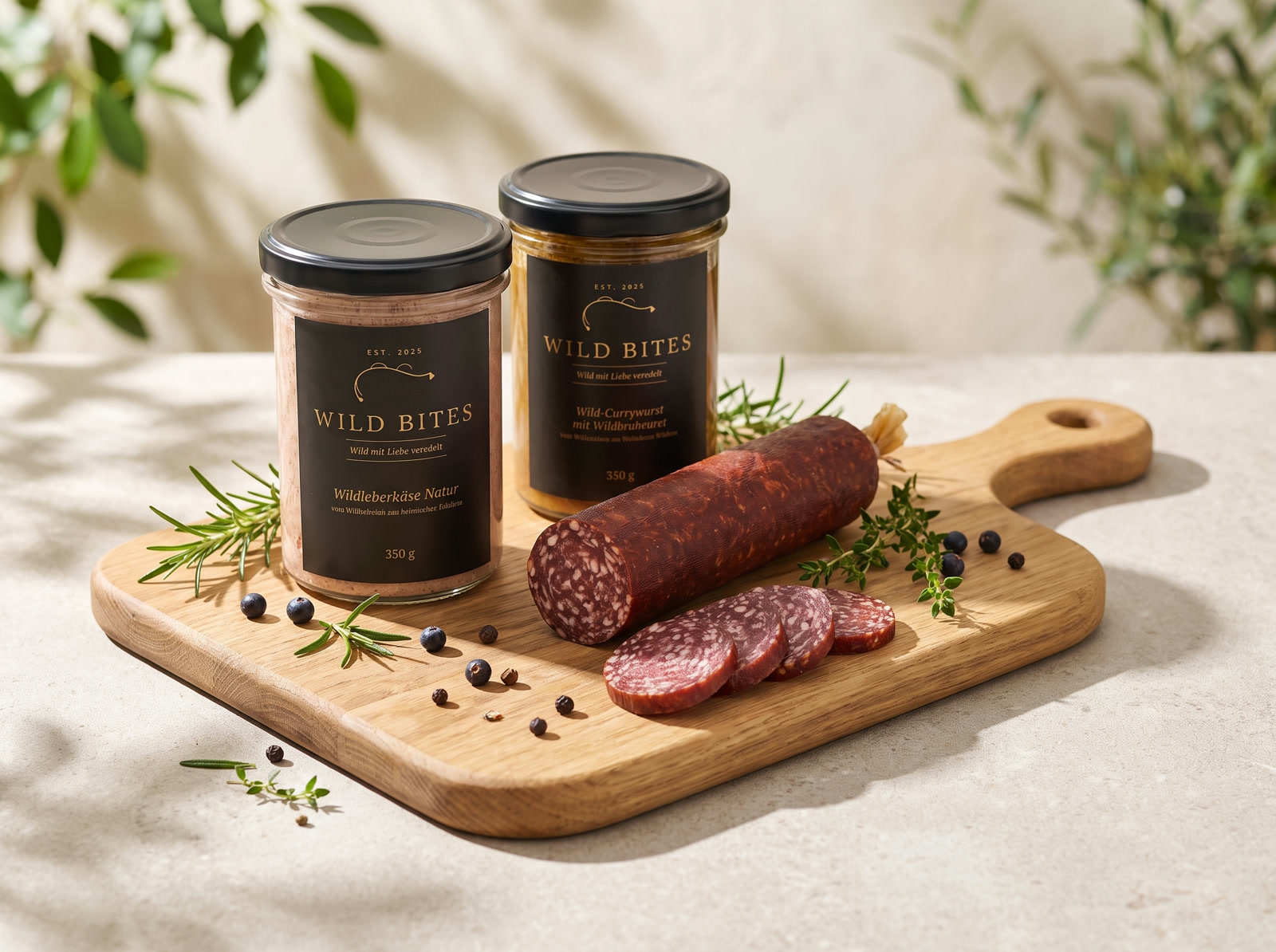 Wild Bites Spezialitäten aus der eigenen Wildmanufaktur